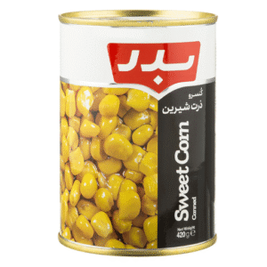 کنسرو ذرت 420 گرمی بدر